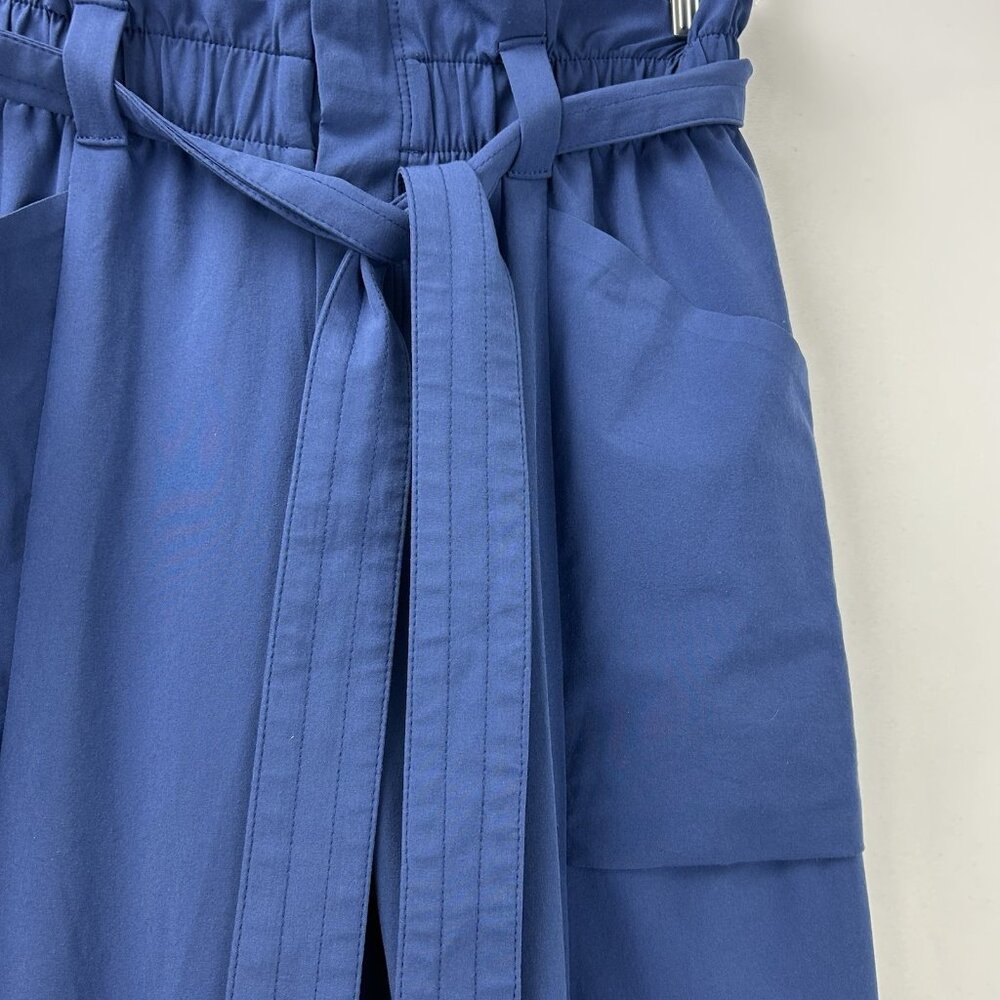 Athleta Women’s Size 0 Skyline Paperbag Waist Pant Damask Blue - Picture 15 of 16